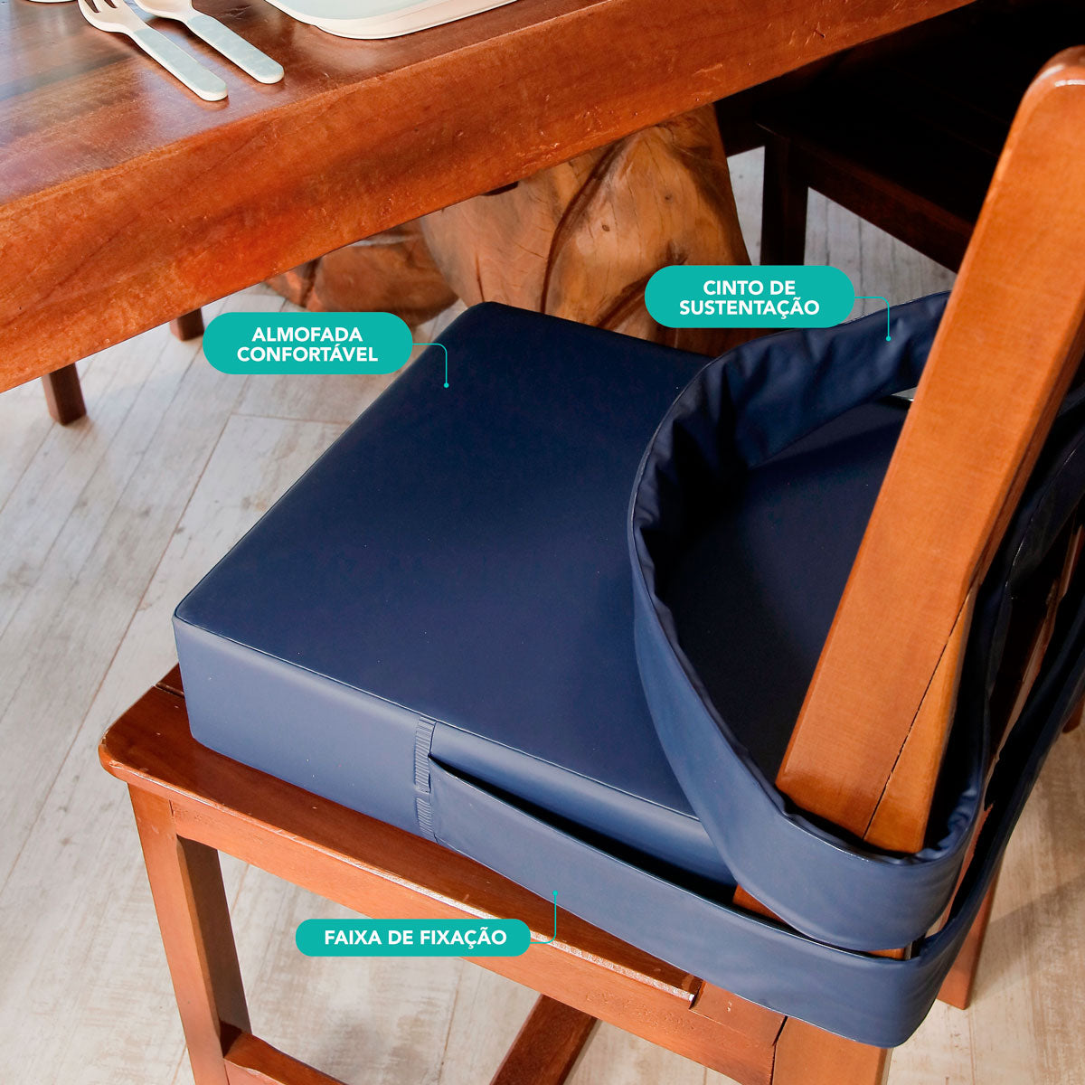 ALMOFADA DE ELEVAÇÃO AZUL MARINHO