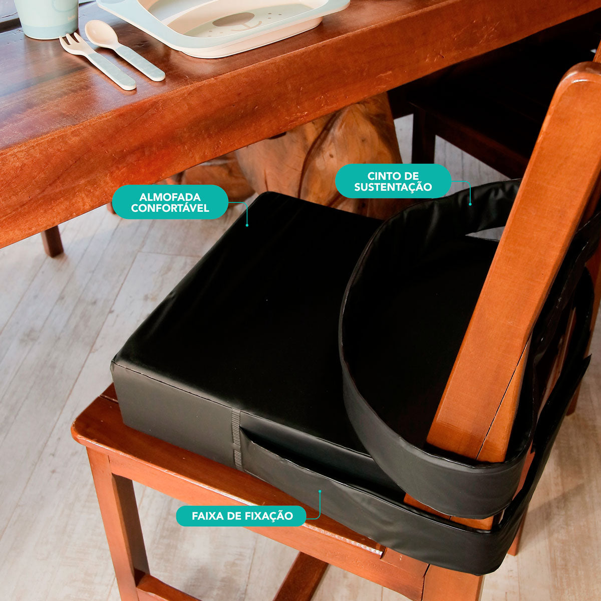 ALMOFADA DE ELEVAÇÃO PRETO