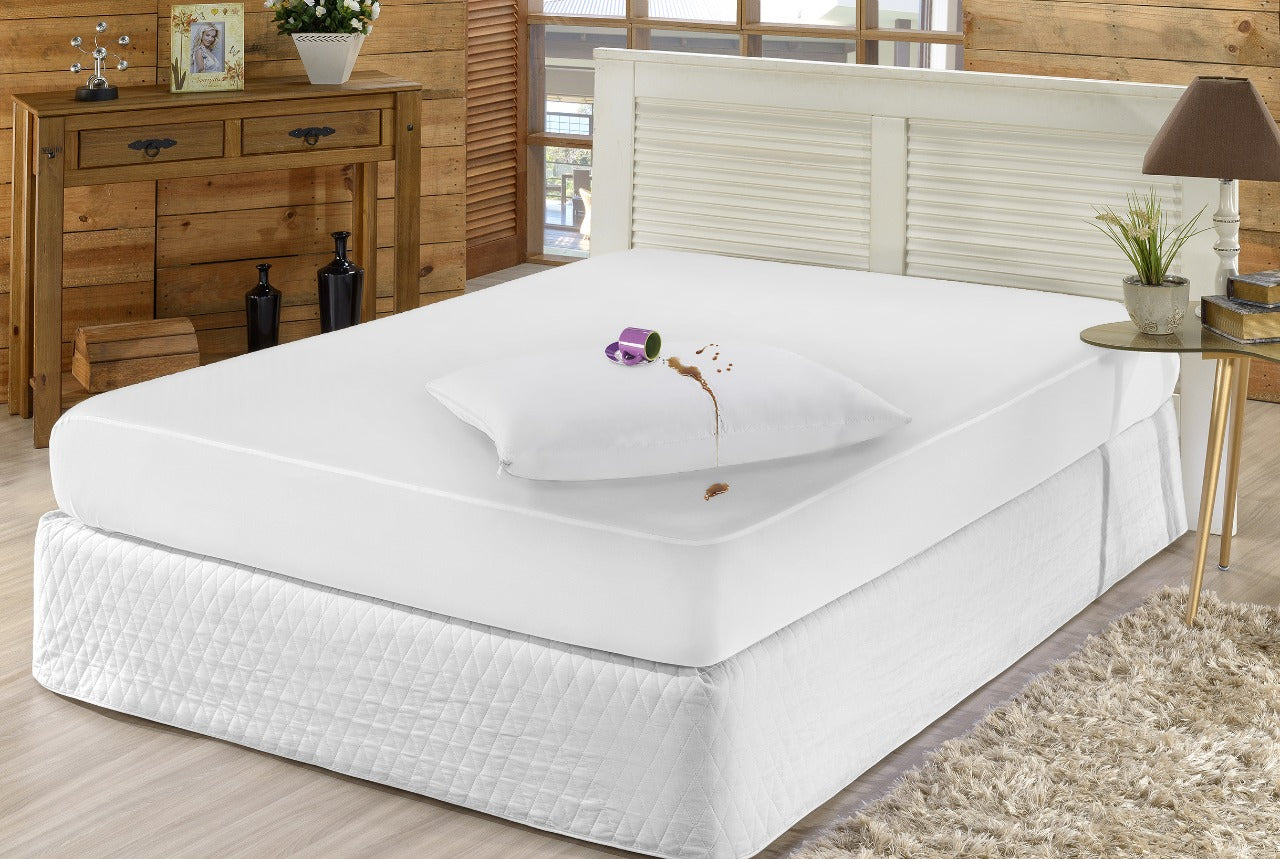 1 Pç Capa Protetora Impermeável Bem Estar Profissional Para Travesseiro 70x 50cm.