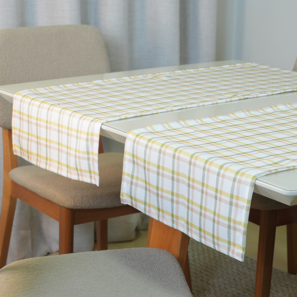 Caminho Trilho de Mesa Páscoa 130x40cm Estampada Digital Tecido Microfibra Estampa 6 Branco