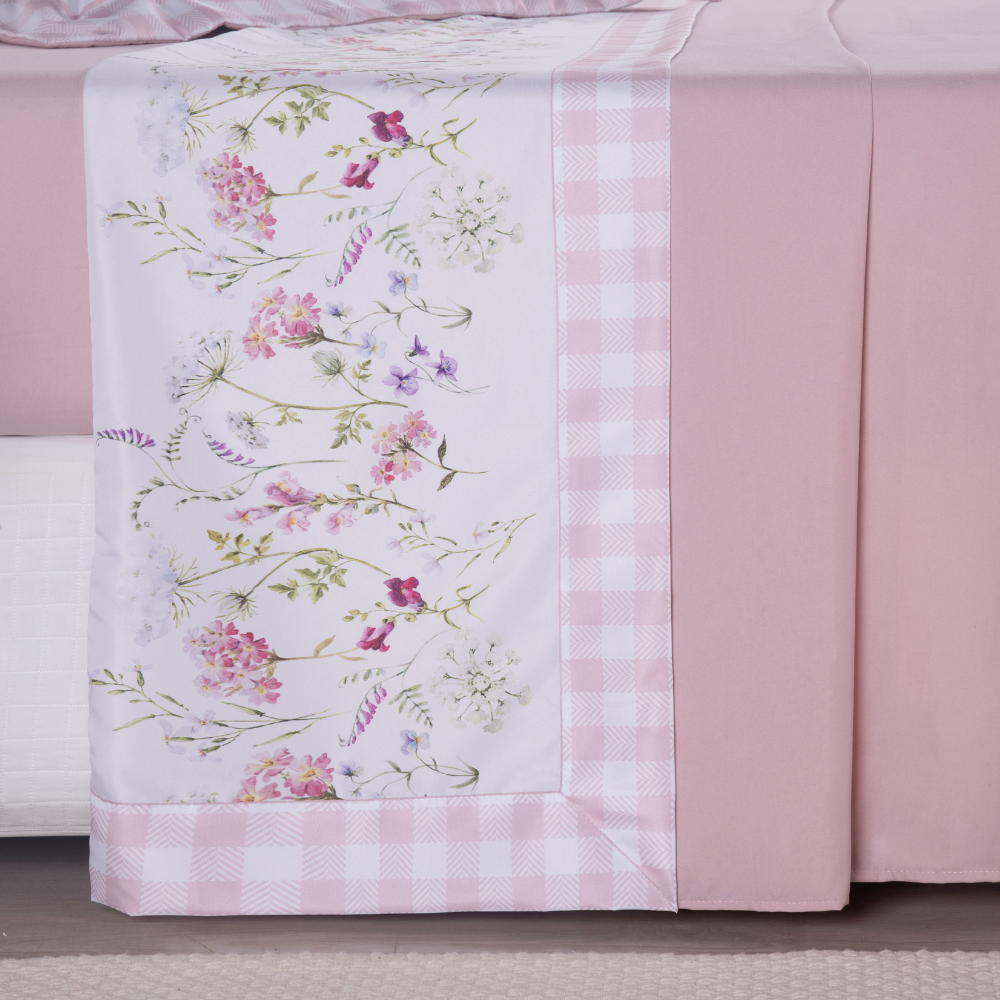 Jogo de Lençol Completo 4 Peças Queen Lily em Micropercal 300 Fios - Imagem 4