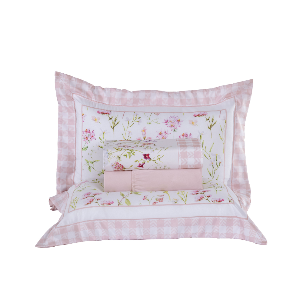 Jogo de Lençol Completo 4 Peças Queen Lily em Micropercal 300 Fios - Imagem 5