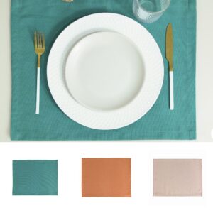 Kit 2 Pçs 2 lugares Jogo Americano Sousplat Essence Tecido Linho Retangular 60x40cm Páscoa