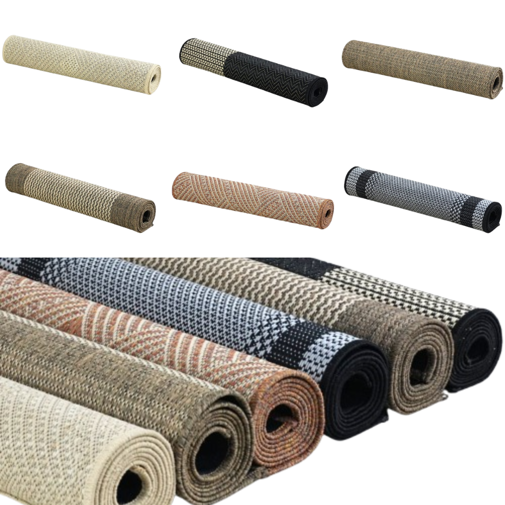 Tapete Passadeira Sisal Lancer 150x66cm Antiderrapante