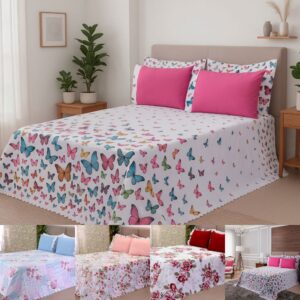 Kit 3 Pçs Cobre Leito Colcha Casal Queen Bel