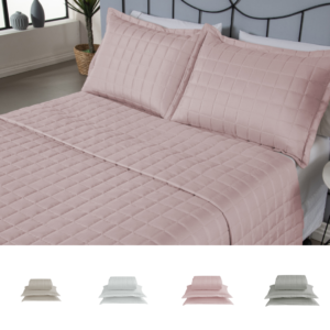 Kit 3 Pçs Cobre Leito Casal Padrão Soft Dupla Face Matelado