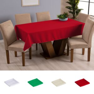 Toalha de Mesa 4 Lugares Basic 1,45x1,40m Liso Tecido Oxford