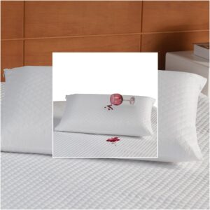 Capa Protetora Travesseiro Impermeável Matelado 68x48cm com Zíper