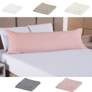Fronha Capa Travesseiro Corpo Fofuxão Versatile Micropercal 300 Fios 146x46cm com Zíper